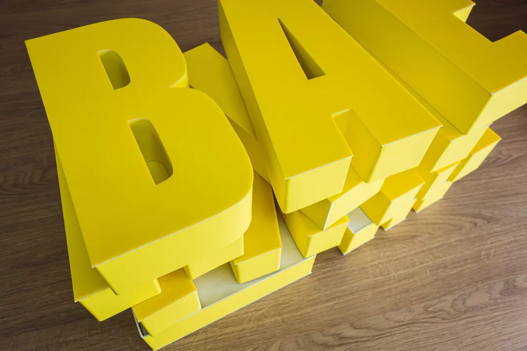 PVC dimensional letters